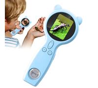 Microscope de Poche, Microscope Portable pour | 50x Digital HD Portable Langrifier - Verre d'agrandissement Multifonctionnel à Deux lentilles, Prend en Charge la Prise de Photos et de vidéos