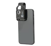Microscope de Poche pour Téléphone 200X, Objectif de Photographie Macro pour Smartphone Professionnel, Objectif Optique de Caméra de Téléphone à Grossissement 200x HD pour Photographie(sans CPL)