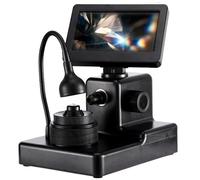 Microscope diamant, grossissement 50 x 1000x, visionneuse LCD avec lumière LED, idéal pour les tests de bijoux et l'identification précise, écran de 4,3 pouces