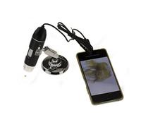 KALEA-INFORMATIQUE Microscope Digital pour PC Mac ou Smartphone grossissement 1 à 1600 Fois. avec éclairage et Enregistrement Photo et vidéo
