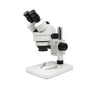 Microscope d'observation 7X-45X Zoom Stéréo Microscope pour PCB Inspection Téléphone Mobile Réparation Simul-Focale ou Non, Tête Trinoculaire Rotative 360 Degrés