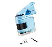 Microscope éducatif portable pour enfants avec grossissement 10x, 30x, 60x et clip de téléphone pour l'apprentissage en classe