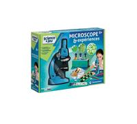 Clementoni – Microscope & coffret scientifique Science & Jeu 1200x 50 activités pour 8 ans+
