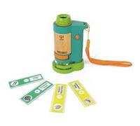 Microscope en bambou pour enfants Multicolore