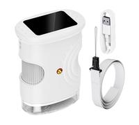 Microscope Enfant - Grossissement 1000X Rechargeable Jouet Éducatif Microscope Numérique Écran 2 Pouces | Filles Garçons Maison École Laboratoire Extérieur Nature Apprentissage