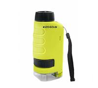 Microscope Enfant Portable 60x-120x, Microscope de Poche Éducatif avec LED, Petit Scope Enfant avec Lamelles | Jouet Scientifique Filles Garçons 4-16 Ans (Jaune)