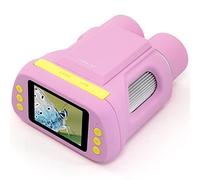 Microscope et télescope Portables à Double Objectif en Un Jumelles LINKMICRO pour Enfants 6-12 Kit STEM Insectes Diapositives Observation-Observation des Oiseaux Carte mémoire Incluse