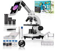 Bresser microscope avec boîtier junior 29 cm acier blanc 29-pièces