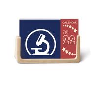 Microscope Expérience Science Jugement 2022 Calendrier de bureau 12 mois