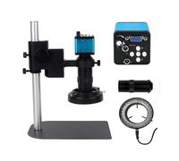 Microscope Industriel avec Base métallique, Microscope numérique 1080p, 48 MP/38 MP/13 Mpx, HDMI, éclairage annulaire LED Portable microscopes