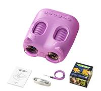 Microscope Junior 2 en 1 avec Ecran 2"" IPS 1000x Zoom/Telescope 10x - Appareil Photo 200W - 8 LEDs - Portable pour Observer Plantes