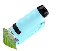 Microscope LED portable - Visionneuse optique portable, éclairage intégré, outil d'étude compact, mise au point claire des détails | Accueil Salle de classe Exploration scientifique Inspection d'objet