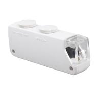 Microscope Loupe de Téléphone Réglable pour Smartphone 160x-200x Blanc