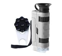 Microscope Manuel - Agrandissement 100X - Microscope Portable | Jouet Scientifique Éducatif pour Apprentissage Scientifique Exploration Extérieure Projets en Classe