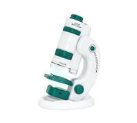 Microscope, Microscope Portable pour Enfants avec Support et lumière supérieure/inférieure, Zoom 60x-180x