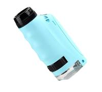 Microscope Mini | Jouet Scientifique avec Grossissement 60X-120X,Microscope à Main avec Éclairage LED,pour Apprentissage STEM Maison Salle De Classe Laboratoire Anniversaire