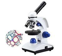 Microscope Monoculaire, 40X-1000X, Oculaires WF10X/WF25X, éClairage à Double LED, pour Le DéVeloppement De L'IntéRêT/La DéMonstration De l'enseignement
