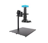 Microscope Monoculaire Industriel HD 1080P HDMI USB, Vidéo Numérique, Caméra, Objectif 180X for L'observation des Tissus À Souder PCB Précision Clarté(Microscope Set)