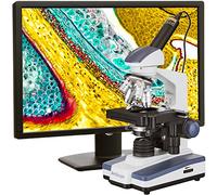 Microscope monoculaire numérique à LED 40X-2500X avec scène 3D + imageur USB 1,3 MP