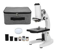 Microscope monoculaire professionnel avec grossissement 40x 640x, optique haute résolution pour laboratoires, écoles, enseignements, construction en fer ABS durable, taille 190x