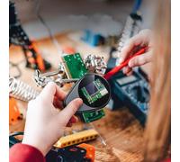 Microscope numérique 100x, loupe portable USB avec lumière LED et écran de 2" pour adultes, enfants, pièces de monnaie, timbres, compatible avec Windows et Mac