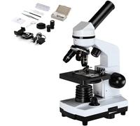 Microscope numérique, 40-1600x microscopes for Les Enfants étudiants Adultes Microscopes éducatifs biologiques puissants avec des Diapositives Set Adaptateur téléphonique