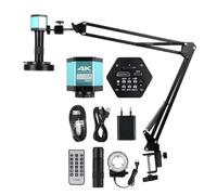 Microscope numérique 4K 48 MP for l'électronique, USB-C, caméras industrielles, HDM/I, Zoom 1-150X, Objectif à Monture C, téléphone, soudage de PCB(Ultra 4K USB-C HDM/I)