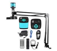 Microscope numérique 4K 48 MP for l'électronique, USB-C, caméras industrielles, HDM/I, Zoom 1-150X, Objectif à Monture C, téléphone, soudage de PCB(4K USB HDM/I)