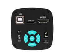 Microscope Numérique 4K 48mp for L'électronique, Caméras Industrielles USB, HDMI, Zoom 1-150X, Objectif À Monture C, Téléphone, Soudage De PCB Précision Clarté(Camera)