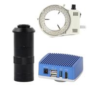 Microscope Numérique 4K HDMI 8MP 1080P 60FPS, Caméra Électronique Industrielle for La Réparation De Téléphones Et Le Soudage Clair Et PréCis
