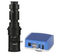Microscope Numérique 4K HDMI 8MP 1080P 60FPS, Caméra Électronique Industrielle for La Réparation De Téléphones Et Le Soudage Clair Et PréCis