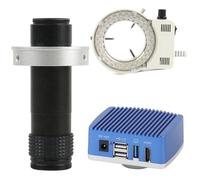 Microscope Numérique 4K HDMI 8MP 1080P 60FPS, Caméra Électronique Industrielle for La Réparation De Téléphones Et Le Soudage Clair Et PréCis