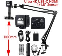 microscope numérique 4K, sortie HDMI/USB-C, grossissement jusqu'à 150x, Sony imx678 Set