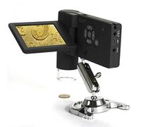 Microscope numérique 500X Portable HD USB Microscope avec écran et diapositives Idéal pour une utilisation éducative et scientifique