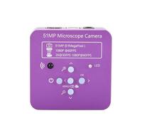 Microscope Numérique 51mp 1080P FHD, Objectif À Monture C, HDMI, USB, Électronique Industriel, Caméra for La Réparation De Téléphones Et Le Soudage Précision Clarté(Single Camera)