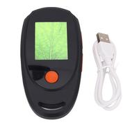 Microscope numérique à Main-d'œuvre, avec Un écran de Couleur IPS HD 2 Pouces Bragnification 500X 8 Lumières LED réglables pour Les expériences scientifiques pour Les Enfants et