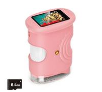 Microscope numérique adapté aux enfants avec écran de 5,1 cm avec lumière LED intégrée