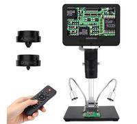 Microscope numérique Andonstar AD246S-M IPS LCD UHD 2160P HDMI 2000X avec 3 objectifs pour la réparation de PCB, SMD et de téléphones, soudure, Microscopio AD246SM(7inch)