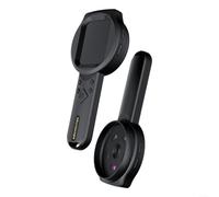 Microscope numérique avec écran de 2,8", loupe portable 16 MP avec pixels de 200 W, outil scientifique portable ABS pour l'éducation des enfants et l'exploration en plein air, noir