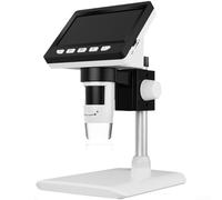 Microscope numérique avec écran HD 1080p de 4 3", grossissement 1000x et huit lumières LED réglables pour inspection (A)