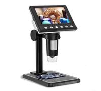 Microscope numérique avec écran HD de 4,3", caméra 1080p, zoom 50X-1000X, 8 lumières LED, port USB pour PC, enregistrement vidéo photo, pour réparation de téléphone portable, circuit imprimé, pièces