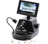 Microscope numérique avec écran LCD de 4,3 pouces, visionneuse de ceinture diamant pour une identification précise de l'inscription diamant, idéal pour l'observation des propriétés