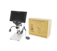 Microscope numérique avec écran LCD de 7", caméra HD 1080p, grossissement 1200x, port USB pour PC, éclairage LED réglable pour soudure et inspection