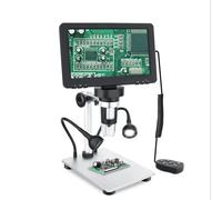 Microscope numérique de 17,8 cm avec affichage haute résolution prise USB et grossissement multiple pour microscope vidéo de laboratoire