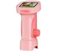Microscope numérique de 6,1 cm 1080p HD, zoom 1000x avec 8 LED, 600 mAh, type d'inspection de pièces d'usine (rose)