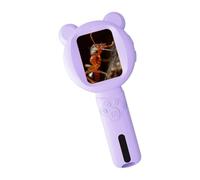Microscope numérique de 7,1 cm pour enfants Loupe portable avec appareil photo 200 MP et systèmes d'éclairage LED intégrés Loupe numérique pour enfants