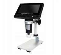 Microscope Numérique DM4-Z04008 - Écran LCD 4,3"" | Zoom 50X-1000X | 720P HD | 8 LED | Connexion PC | USB | Carte SD