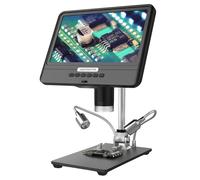 Microscope numérique, écran LCD 8,5 pouces, grossissement 5X-1200X, AD208S avec pile