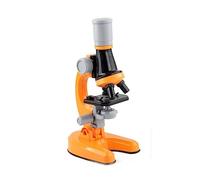Microscope Numérique for Enfants Microscope Biologique 1200X Kit De Microscopes À LED Sciences De L'école À Domicile Facile à Utiliser(Orange Set)