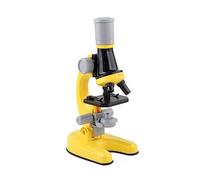 Microscope Numérique for Enfants Microscope Biologique 1200X Kit De Microscopes À LED Sciences De L'école À Domicile(Yellow Set)